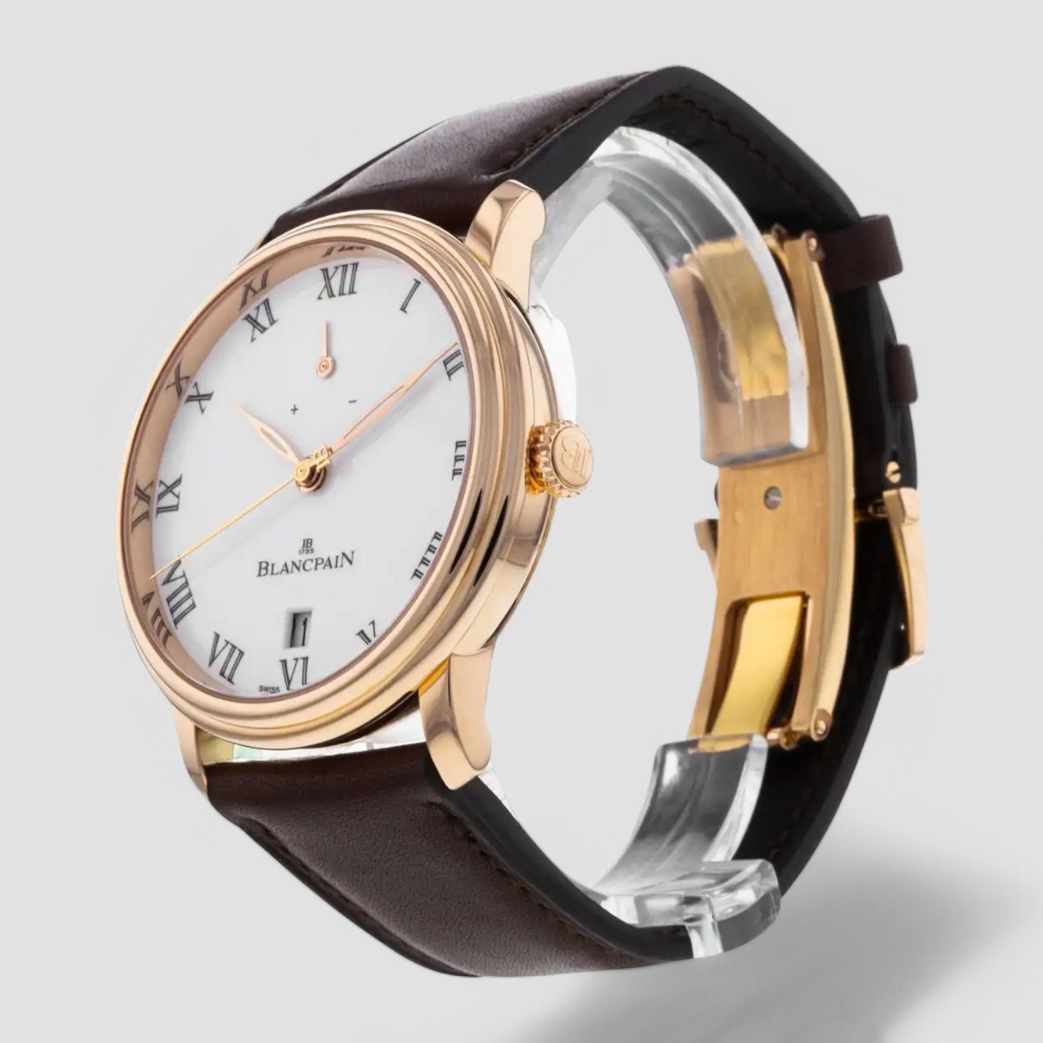 Villeret 8 Days Manual Wind 18k Rose Gold Description