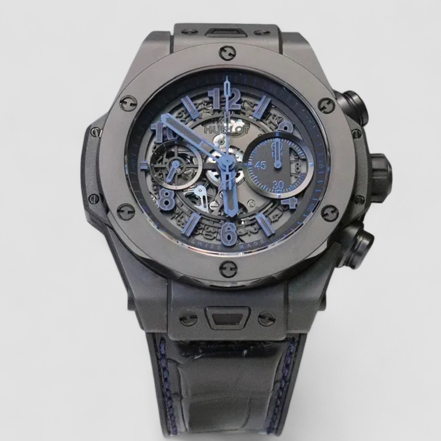 Big Bang "King Blue" Limited Edition 45MM Skeleton Dial
