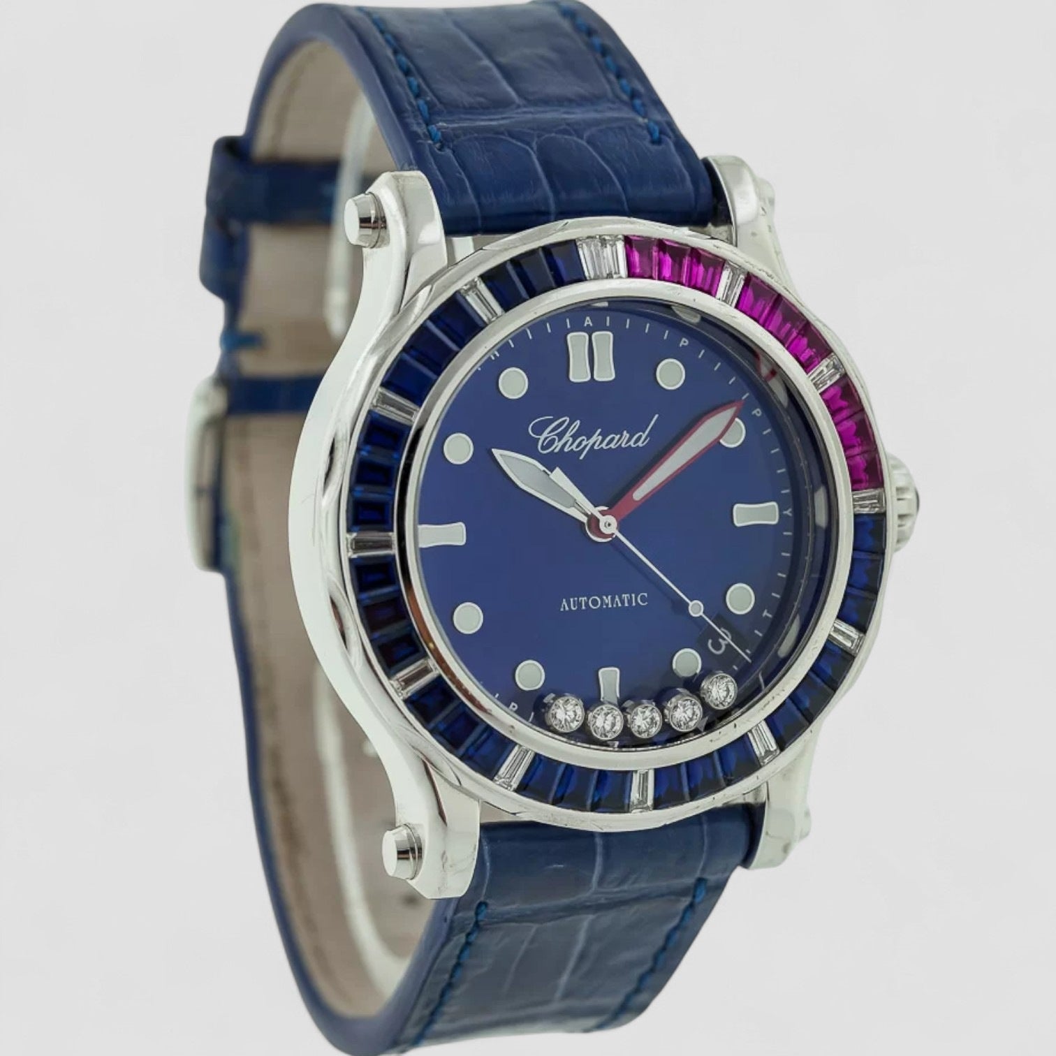 Happy Ocean White Gold Ladies Watch 40mm