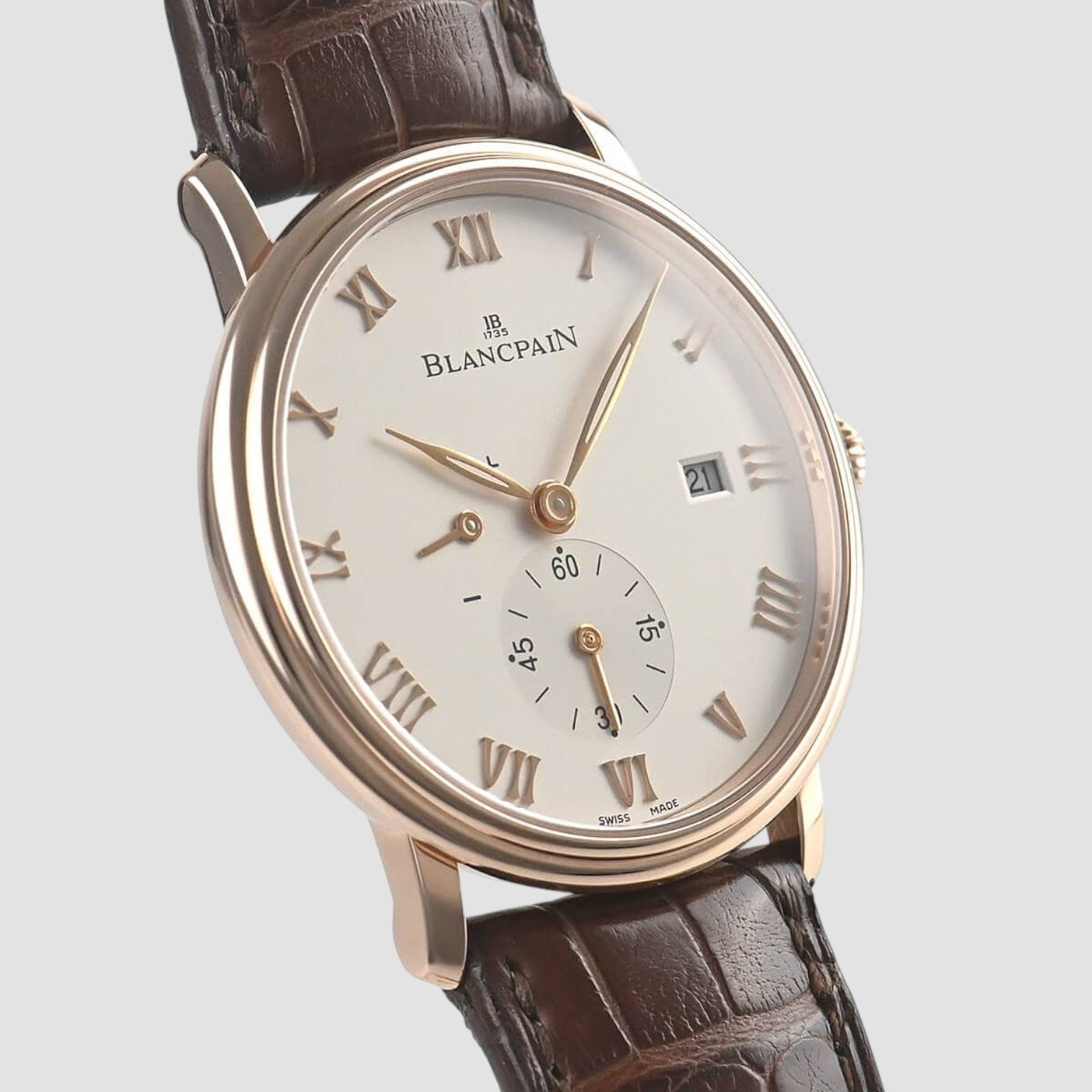 Villeret Small Seconds Power Reserve 18k RG Manual Wind 40MM