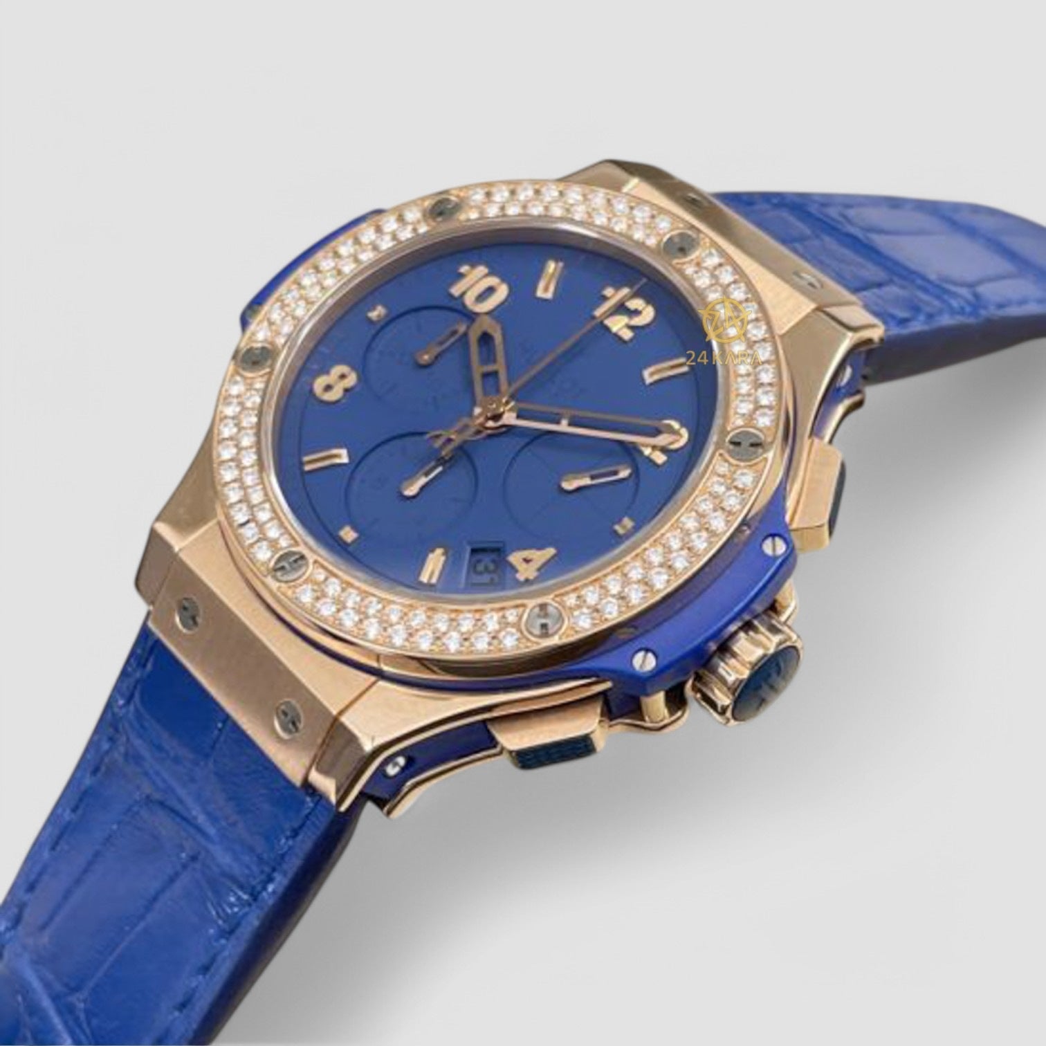 Big Bang Dark Blue Diamonds Gold Tutti Frutti Rose Gold