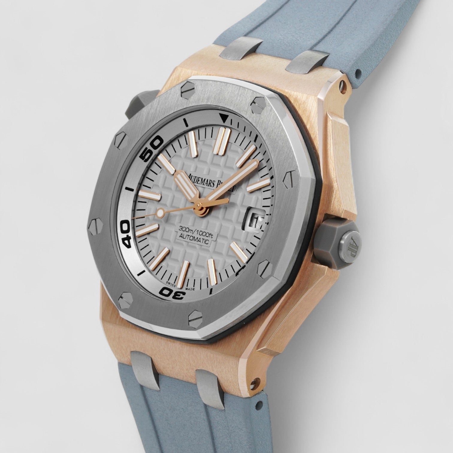 Royal Oak Offshore Diver Diver Rose Gold Grey Dial Japan Limited Edition