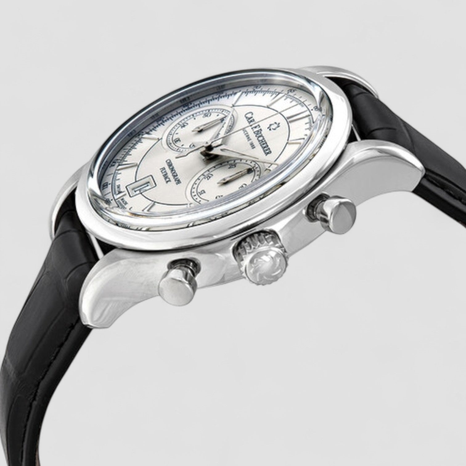 Manero Chronograph Automatic Silver Dial Men's Watch