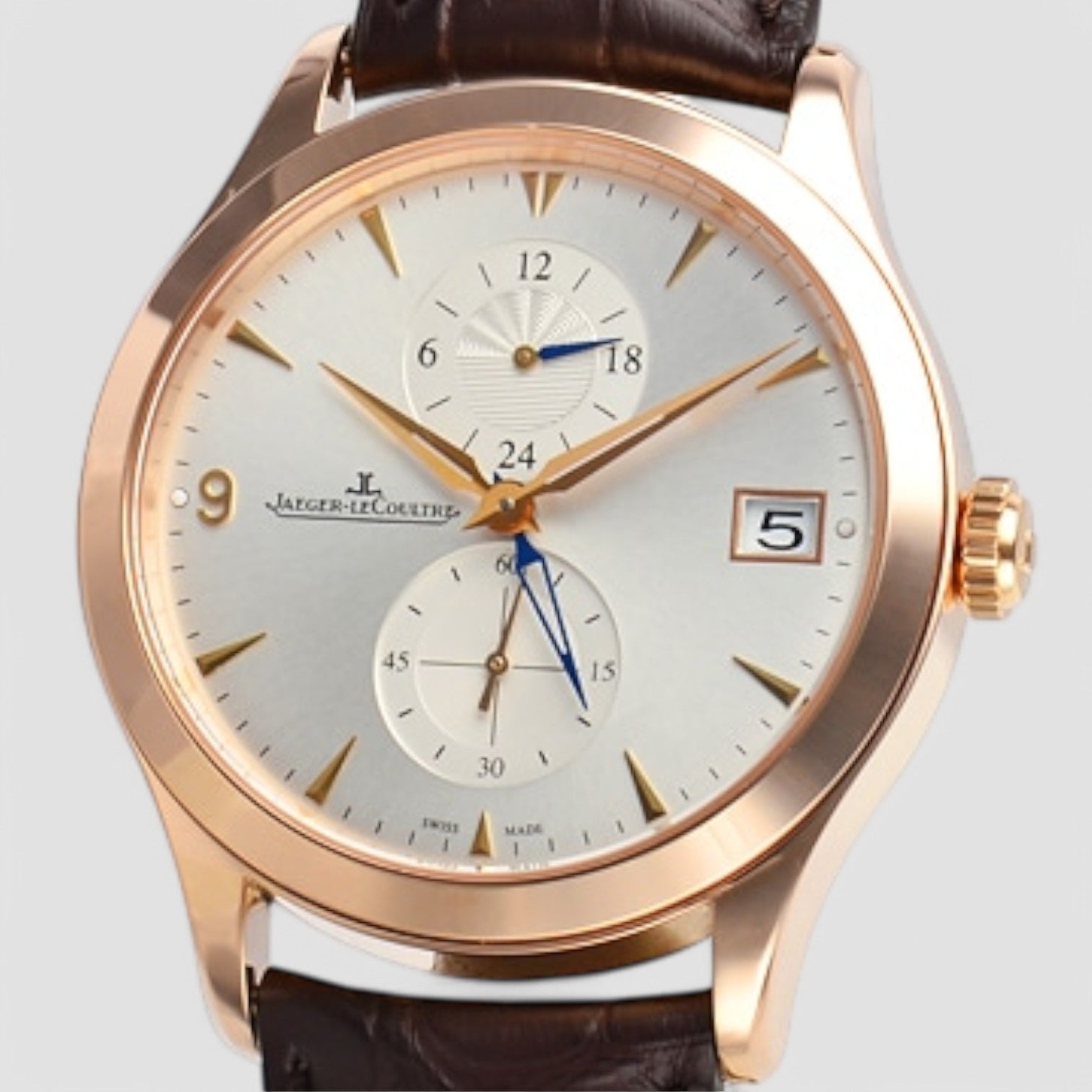 Master Hometime Silvered Dial Men's Watch