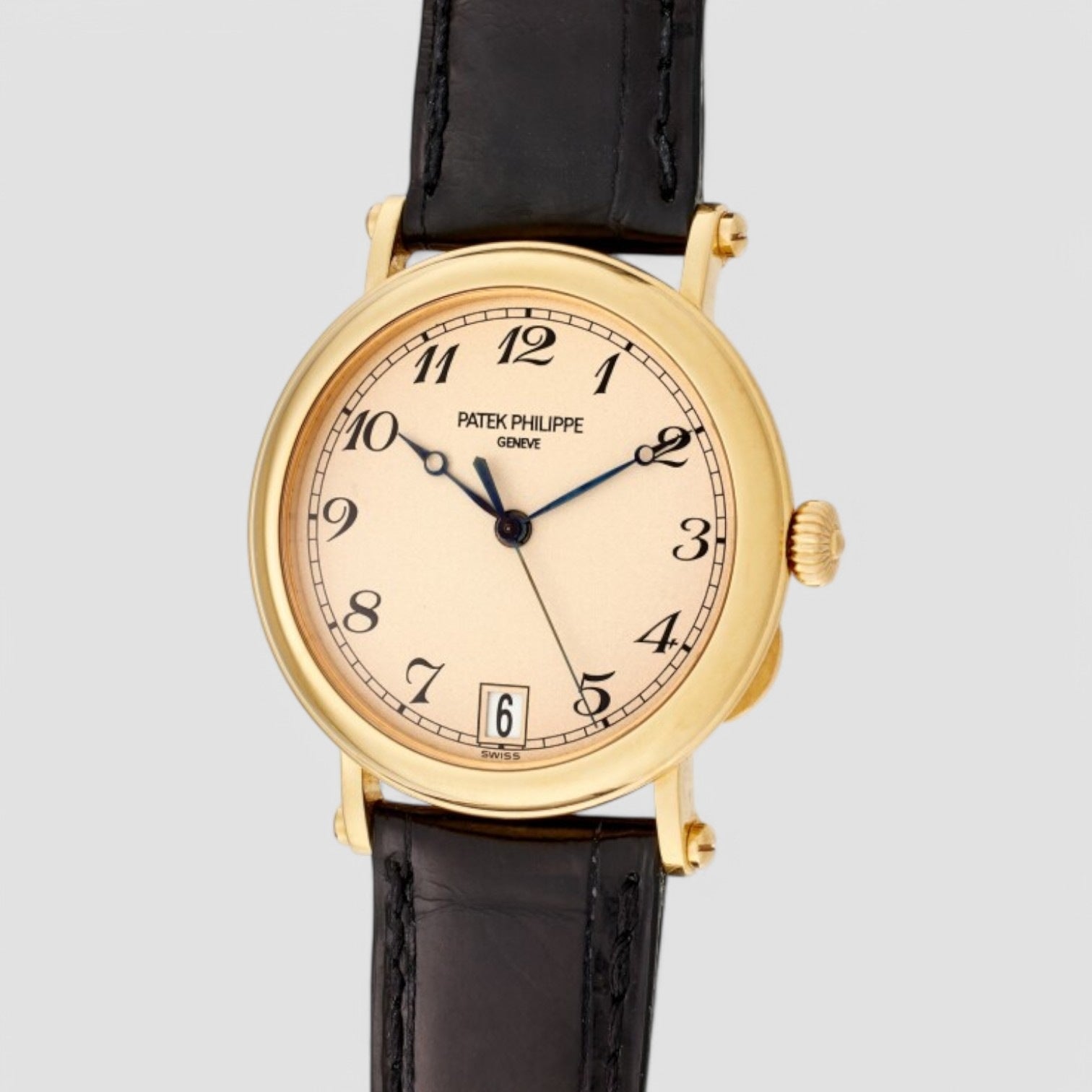 Calatrava Officers Case 18K Yellow Gold