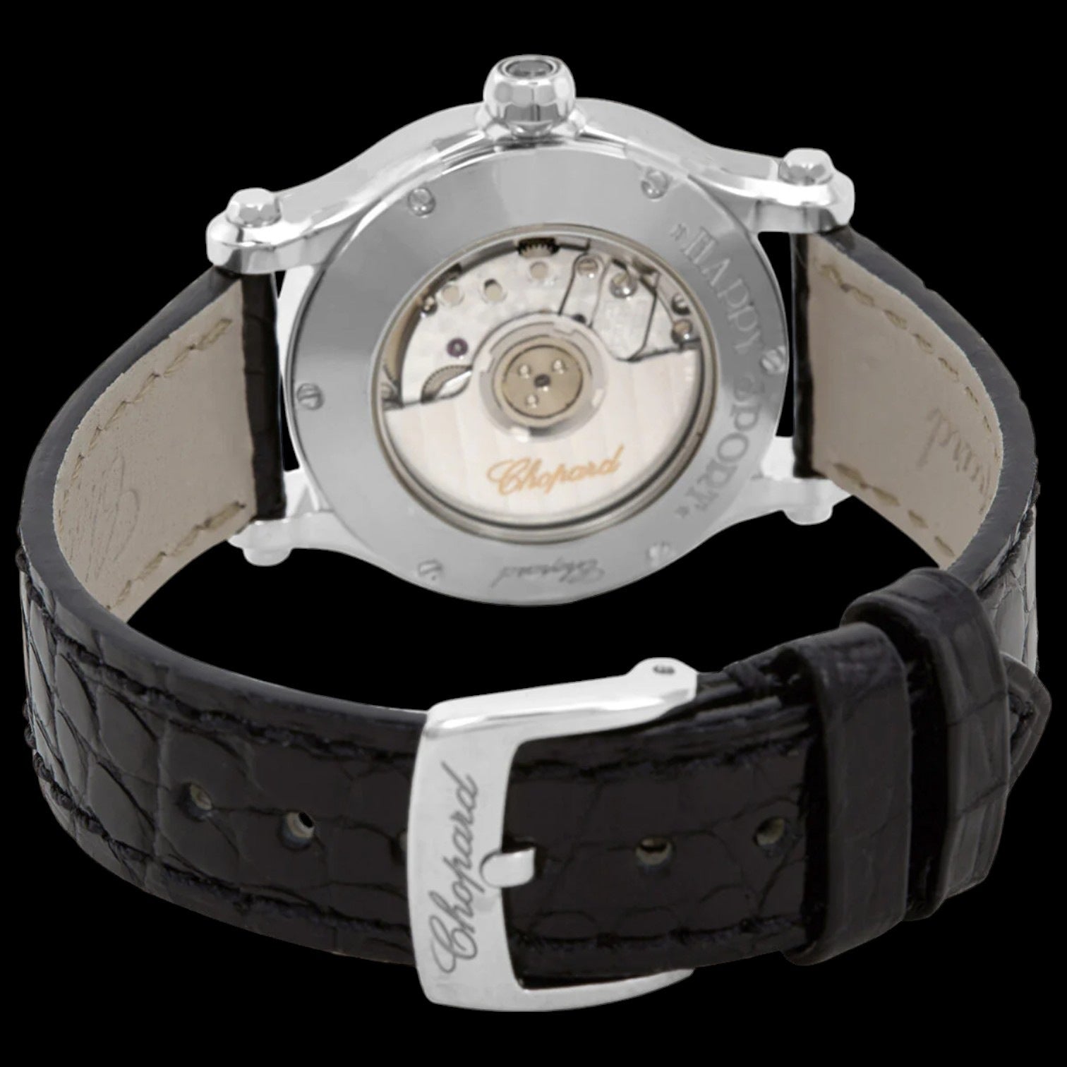 Happy Sport Automatic Silver Dial Ladies Watch