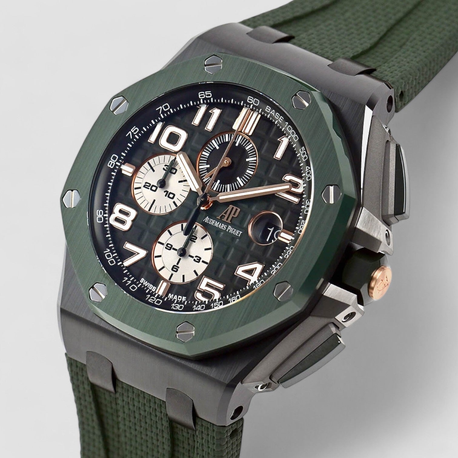 Royal Oak Offshore Chronograph Automatic Green Dial Men's Watch