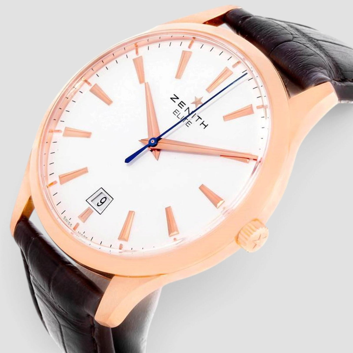 Captain Central Second 18K Rose Gold White Dial