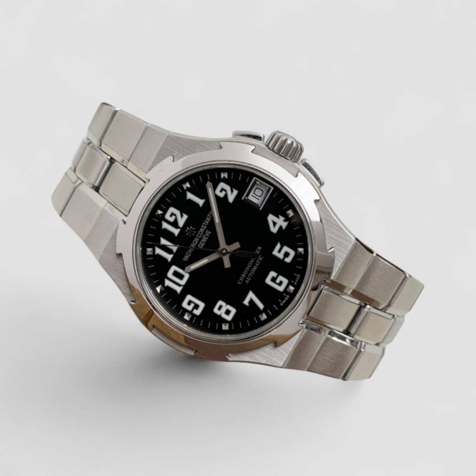 Overseas Automatic Black Dial Men's Watch