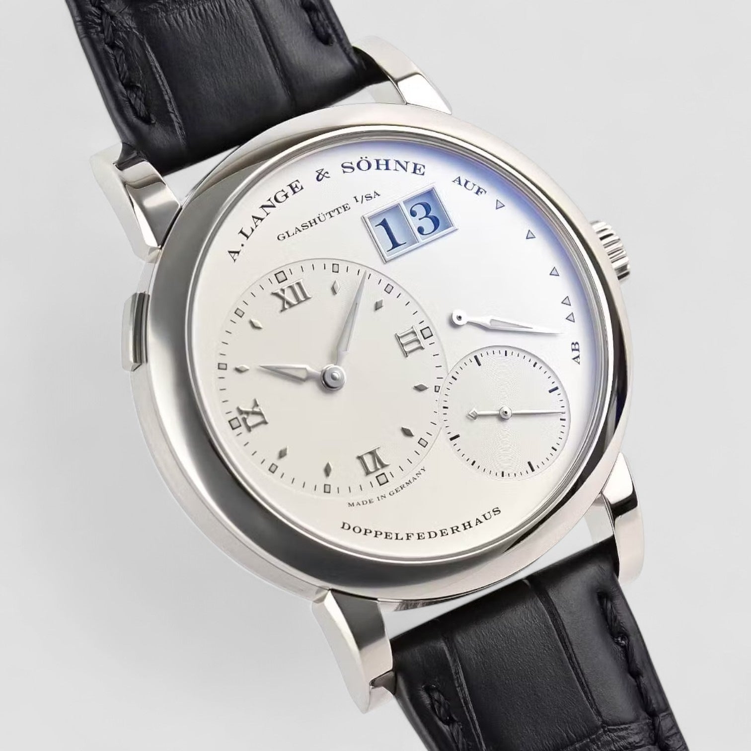 Lange 1 18K White Gold Silver Dial