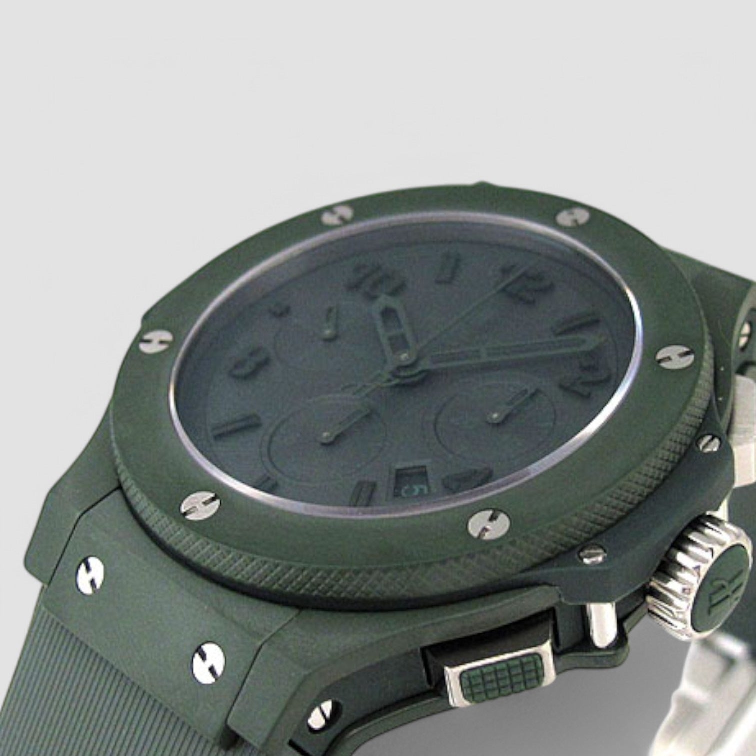 Big Bang Automatic Chronograph Green Dial Men's Watch