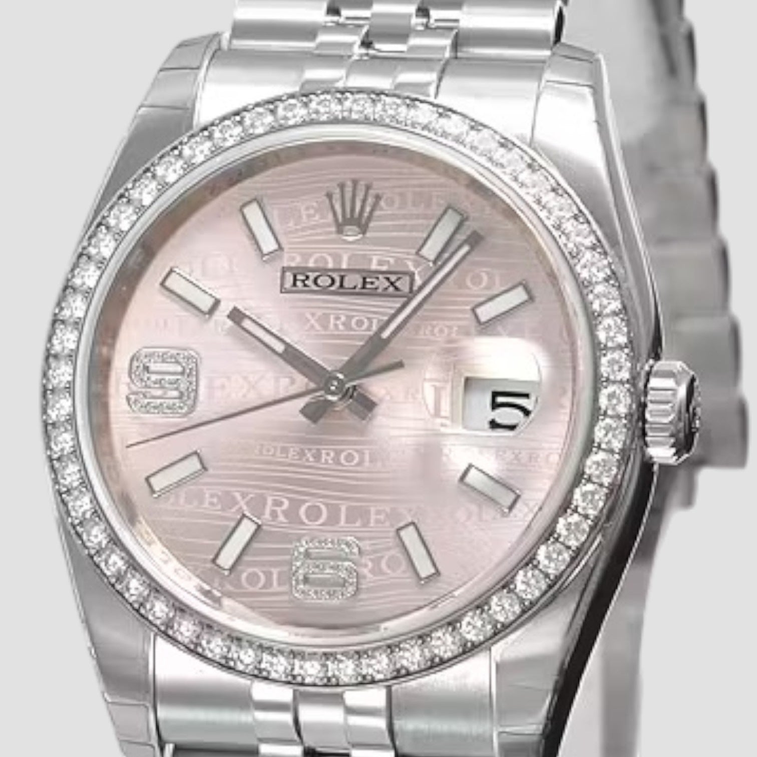 Steel and White Gold Datejust 36 Watch