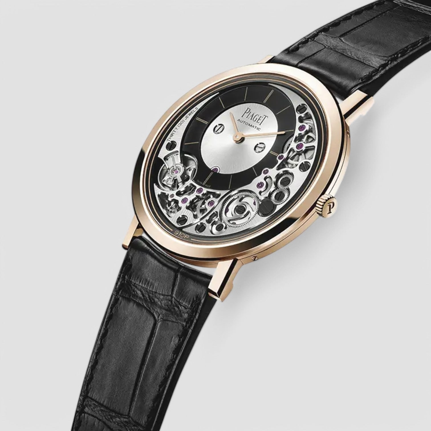 Altiplano Automatic Silver Dial 18kt Rose Gold Men's Watch