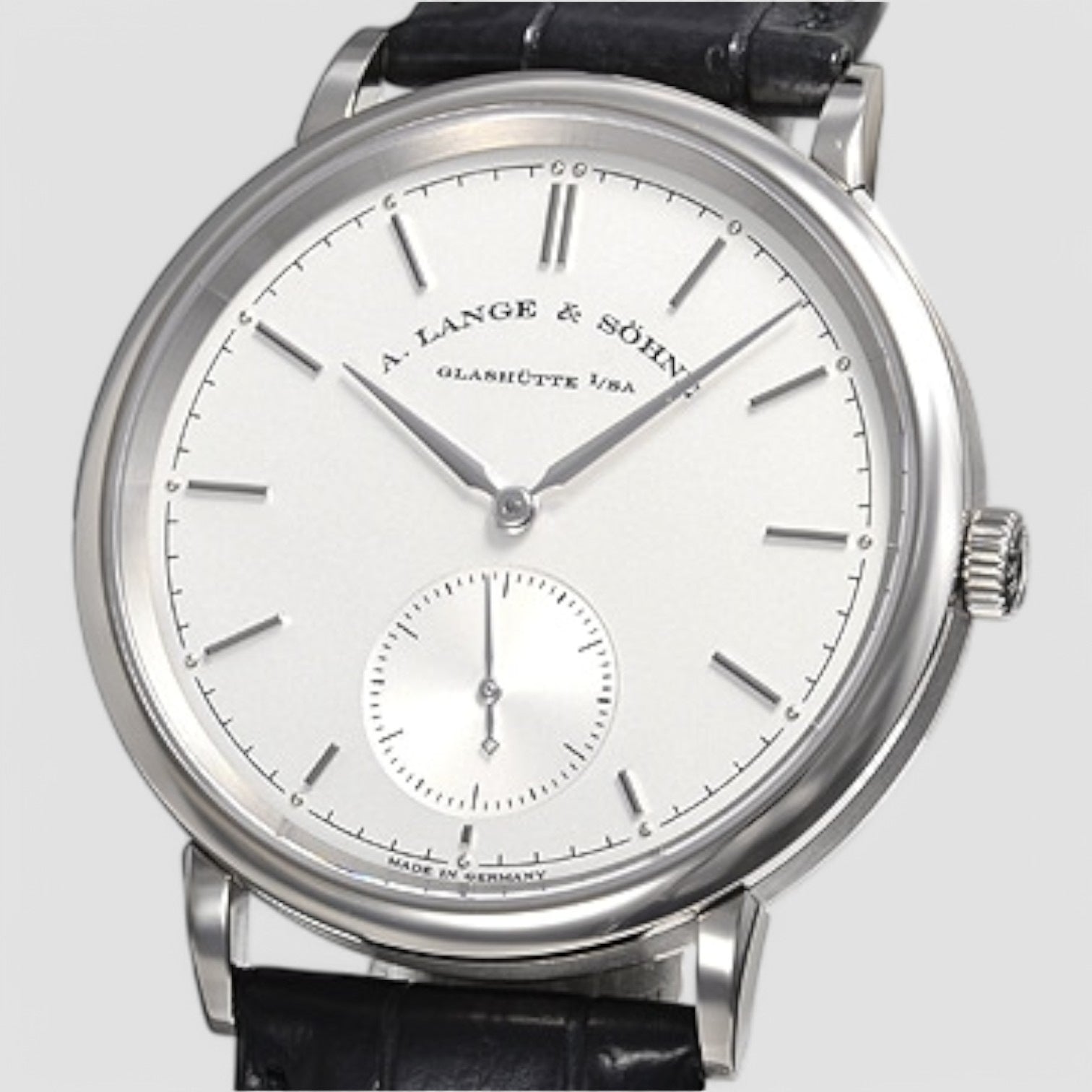 Saxonia Automatik 18K White Gold / Silver Dial