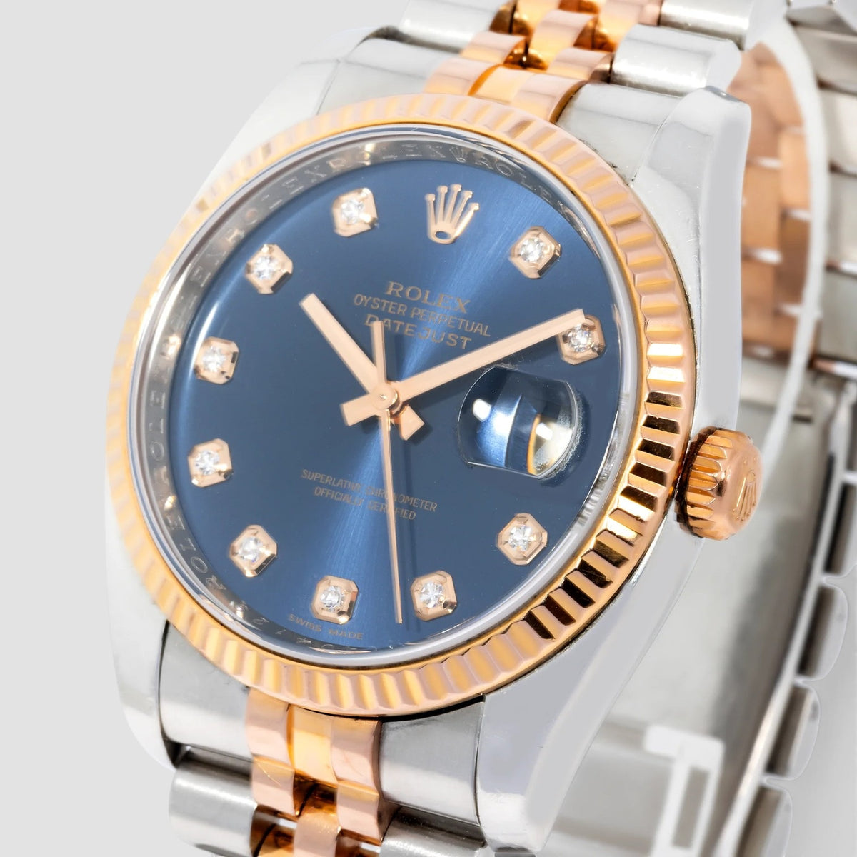 Datejust 36 Blue Diamond Dial Jubilee