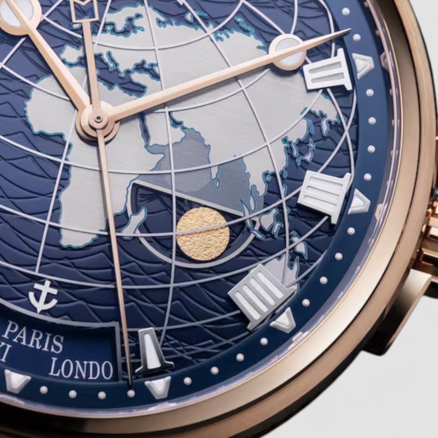 Marine Hora Mundi Automatic 43.9mm Mens Watch