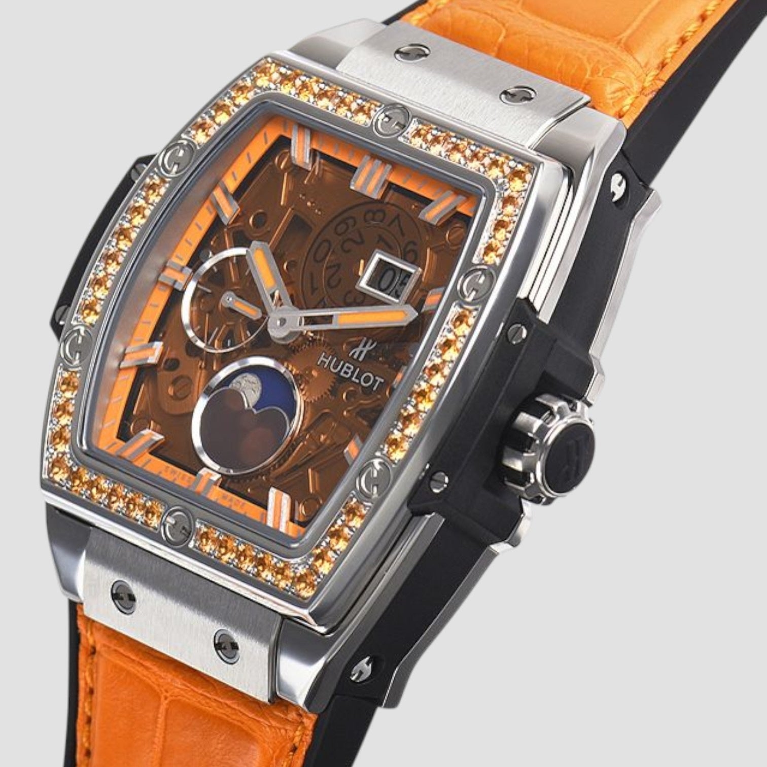 Spirit of Big Bang Moonphase Titanium Orange 42 mm
