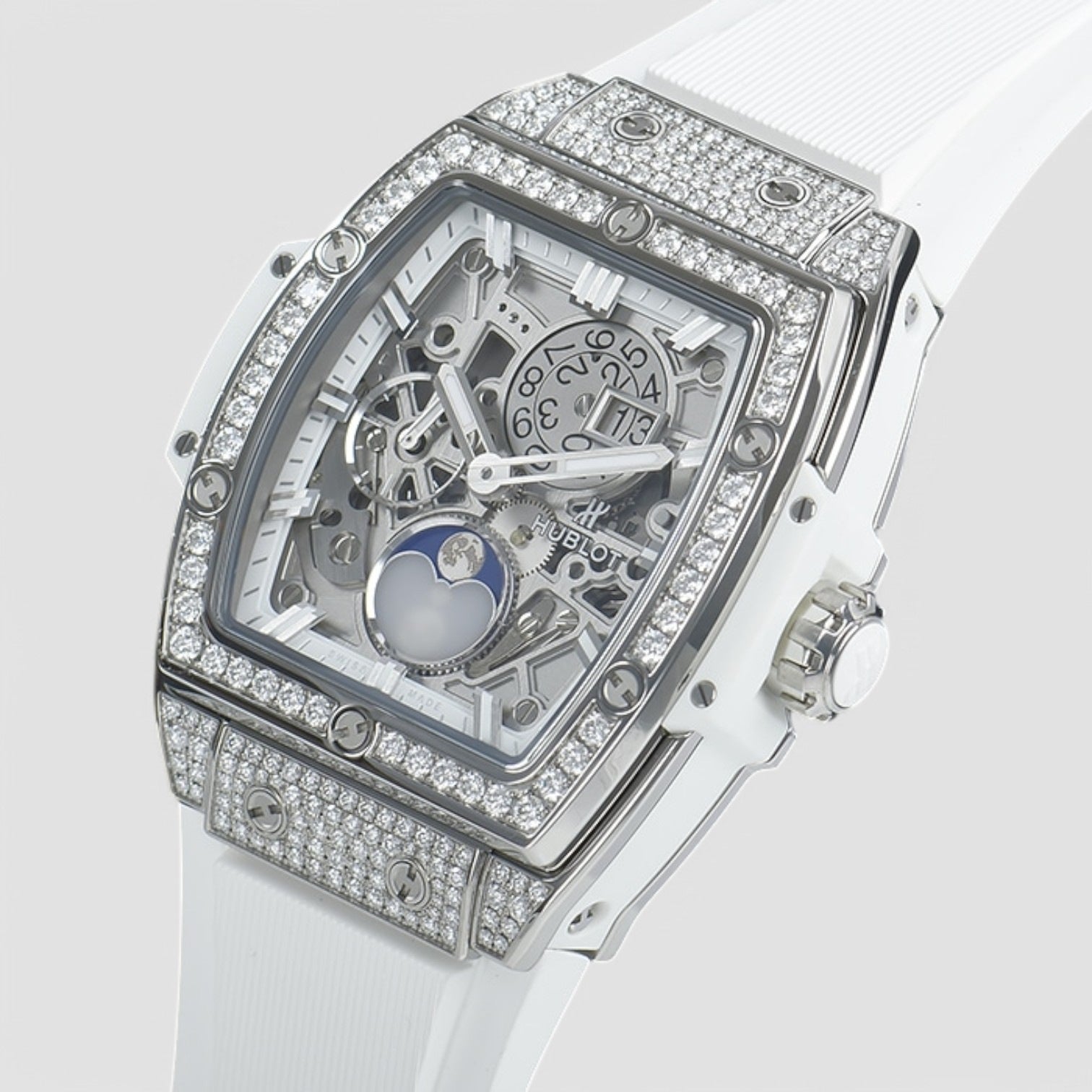 Spirit of Big Bang Moonphase Diamond Watch