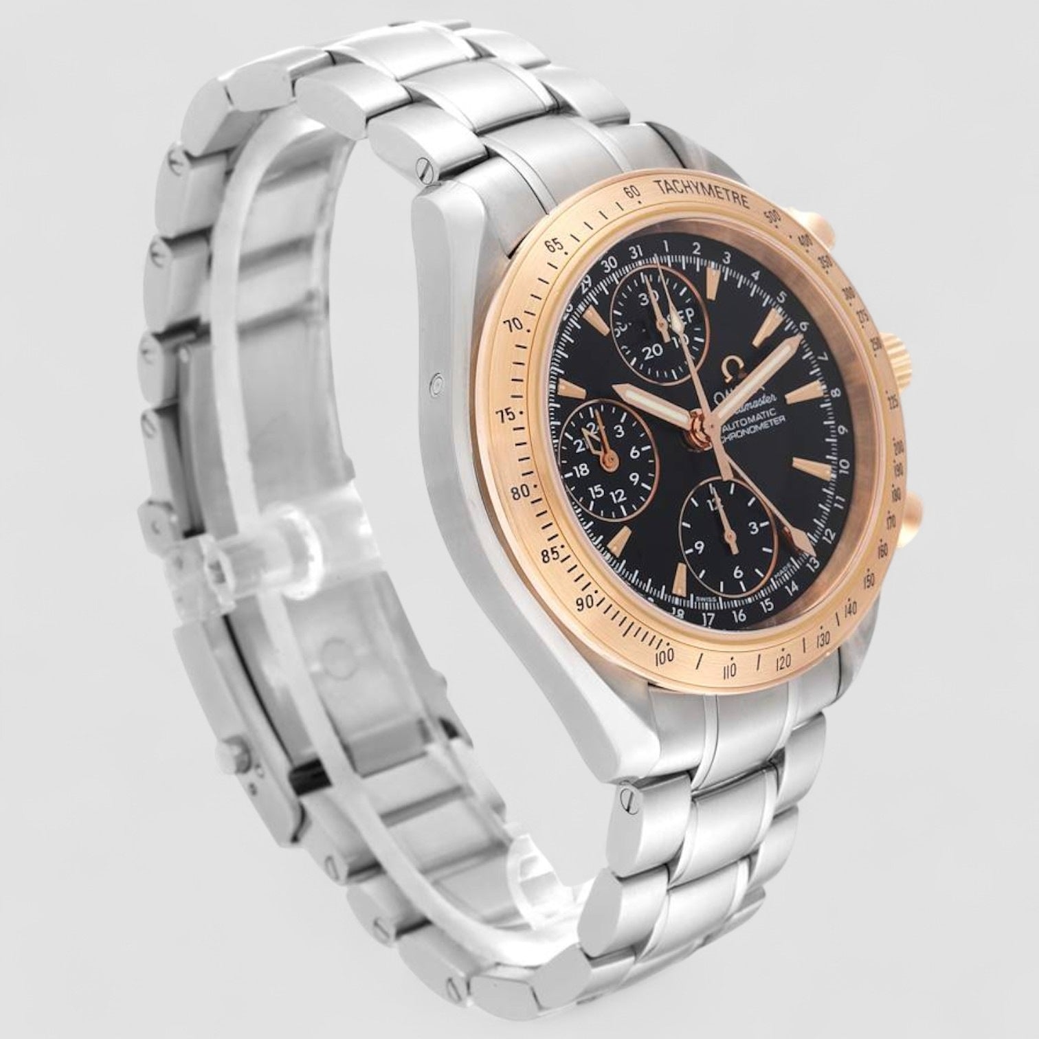Speedmaster Day-Date 40 Steel Rose Gold Watch