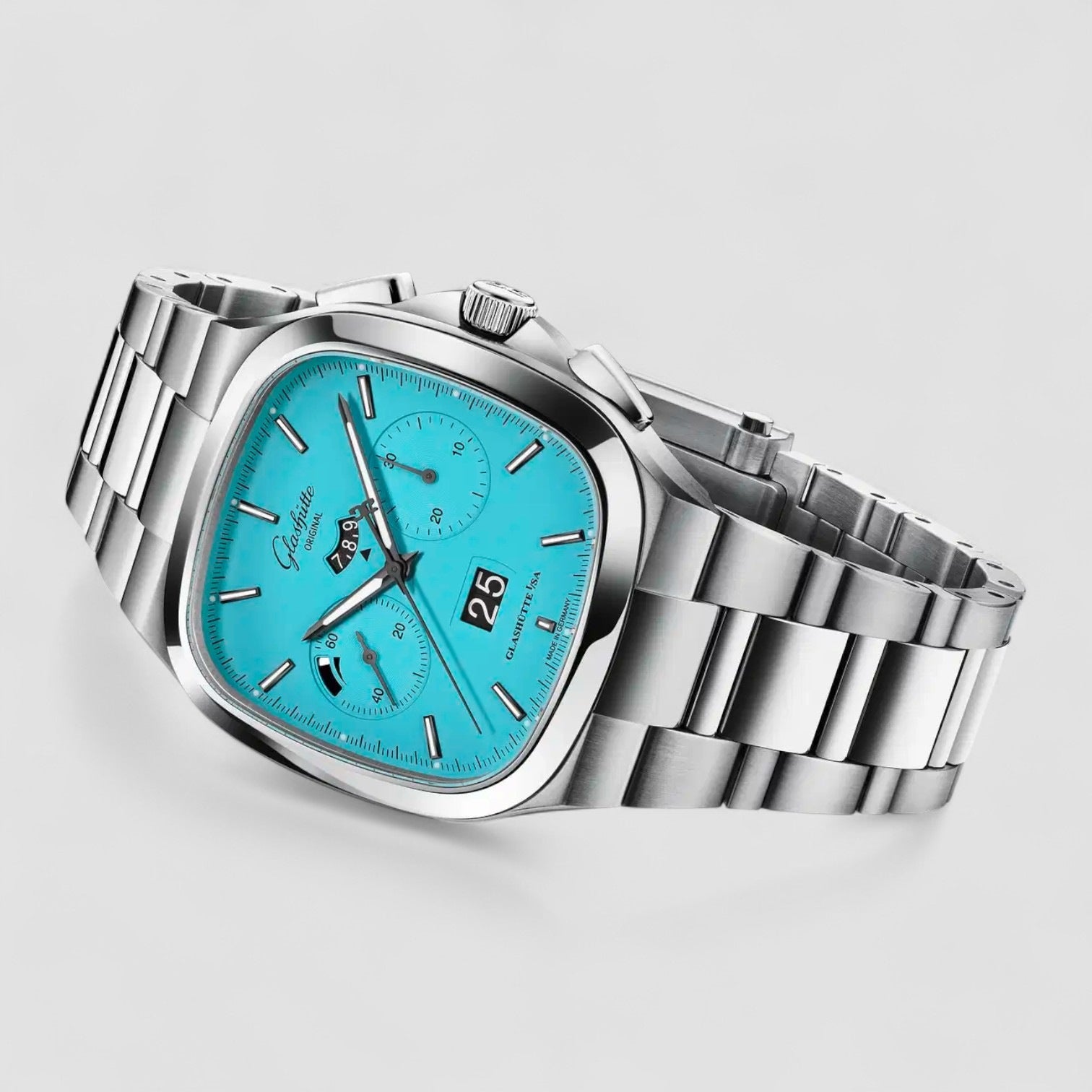 Seventies Chronograph Panorama Date Mens Watch