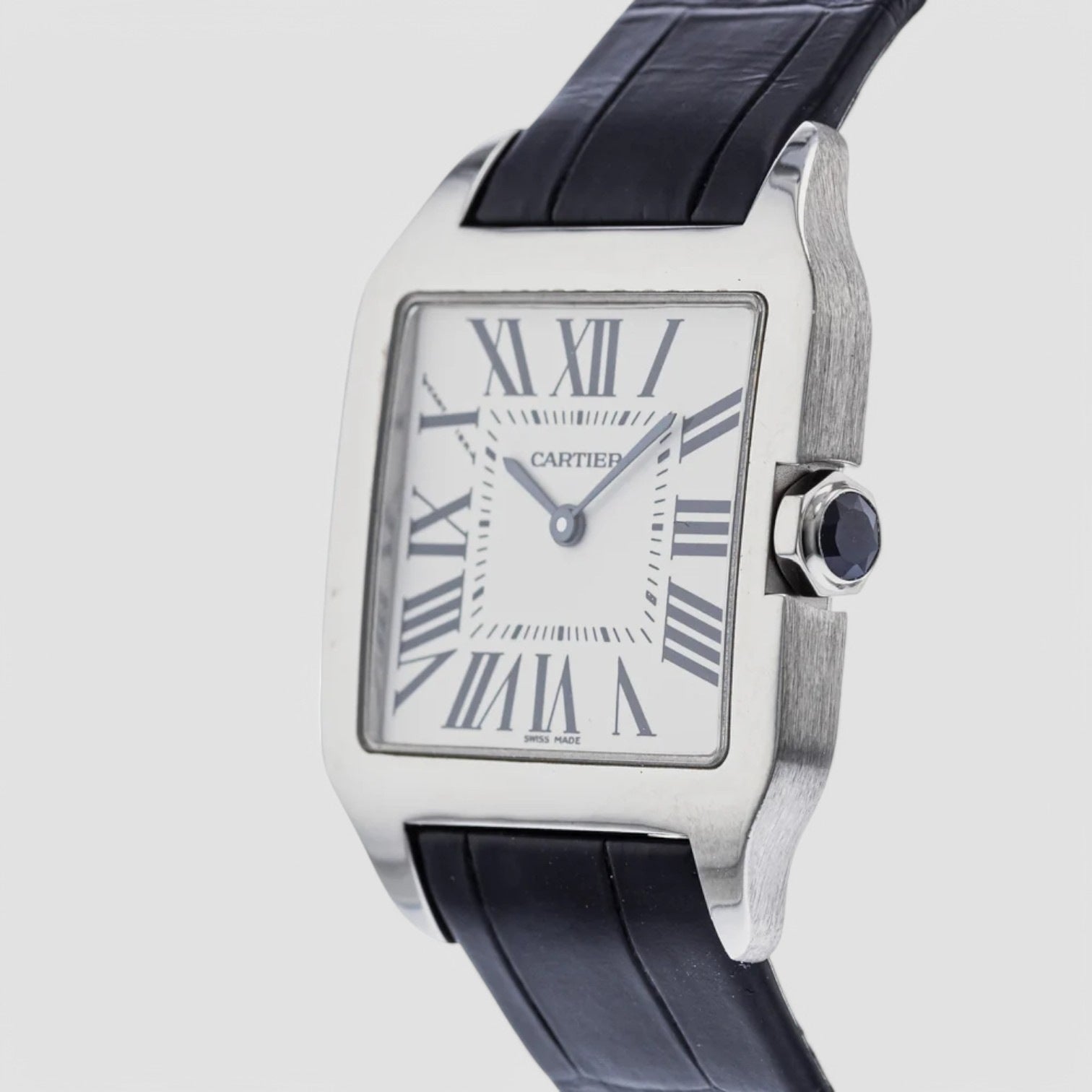 Santos Dumont White Gold Quartz Women's Watch