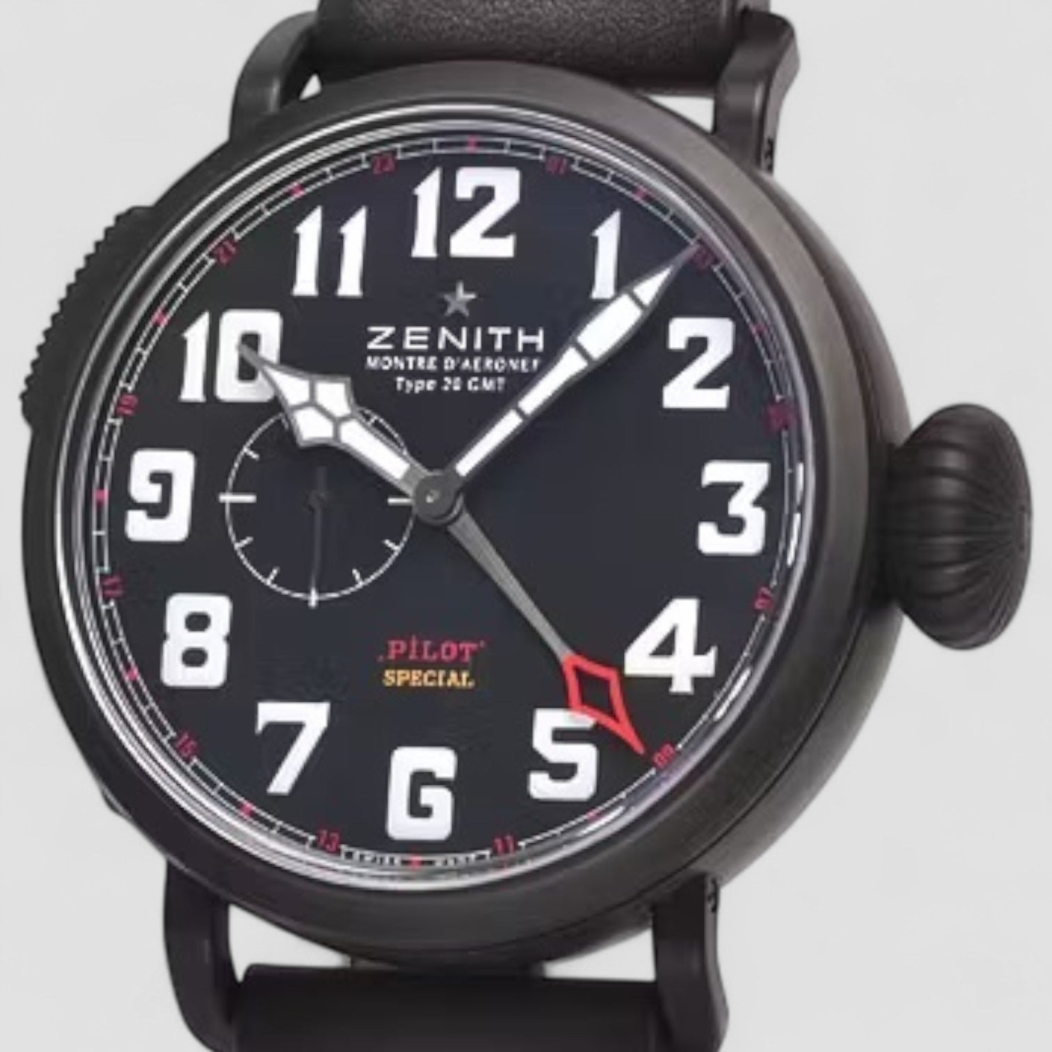Pilot Montre d'Aeronef Type 20 GMT Mens Watch 48mm