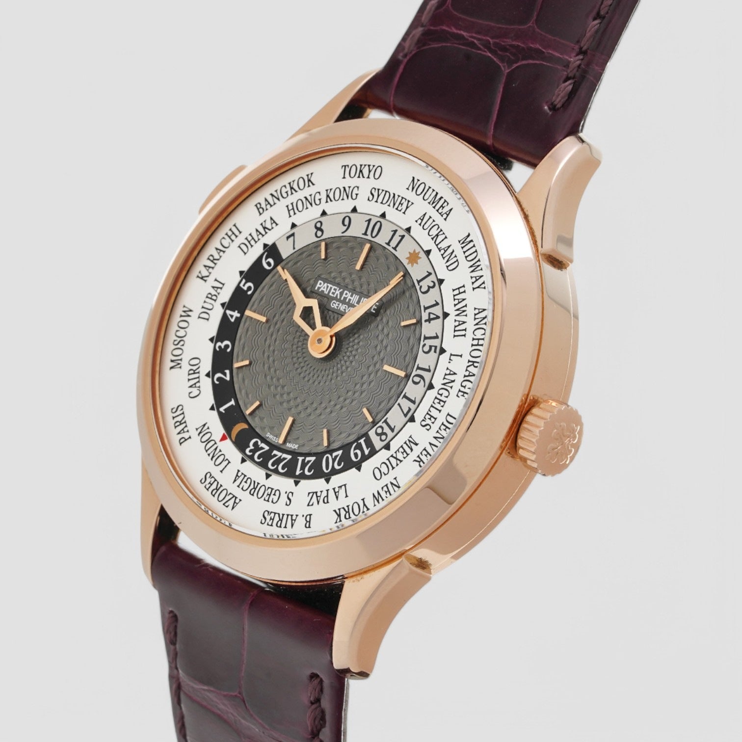 World Time 18k Rose Gold