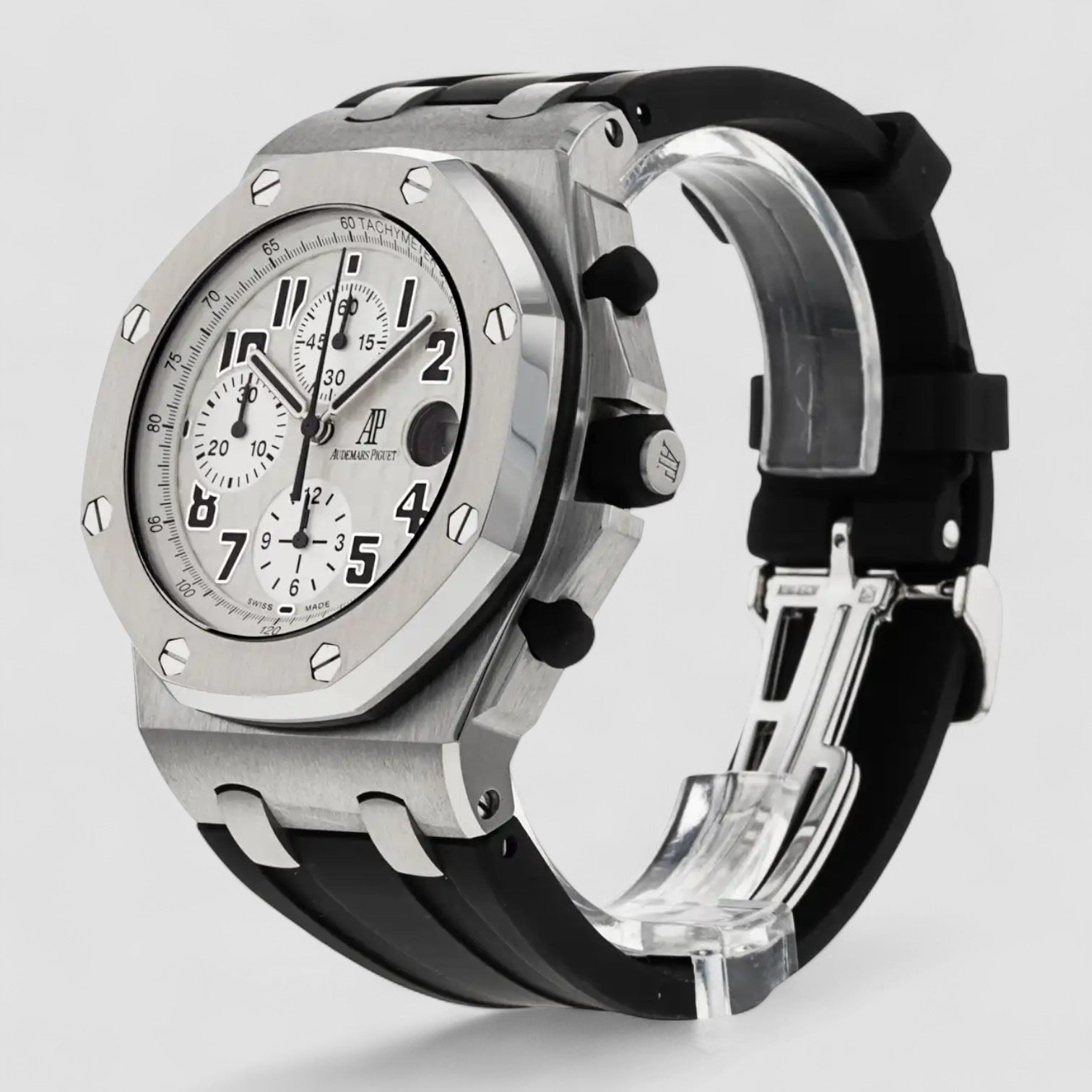 Offshore Chronograph 42mm "Safari" Steel White Dial