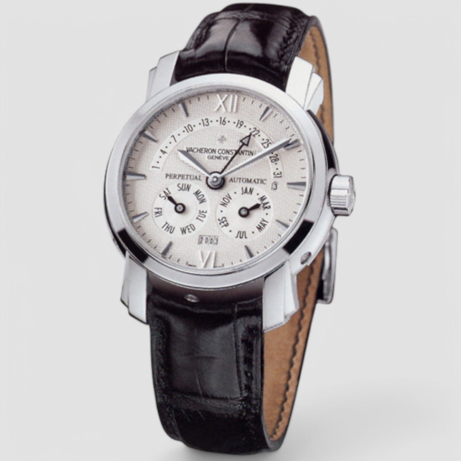 31 Day Retrograde Perpetual Calendar Men's Watch