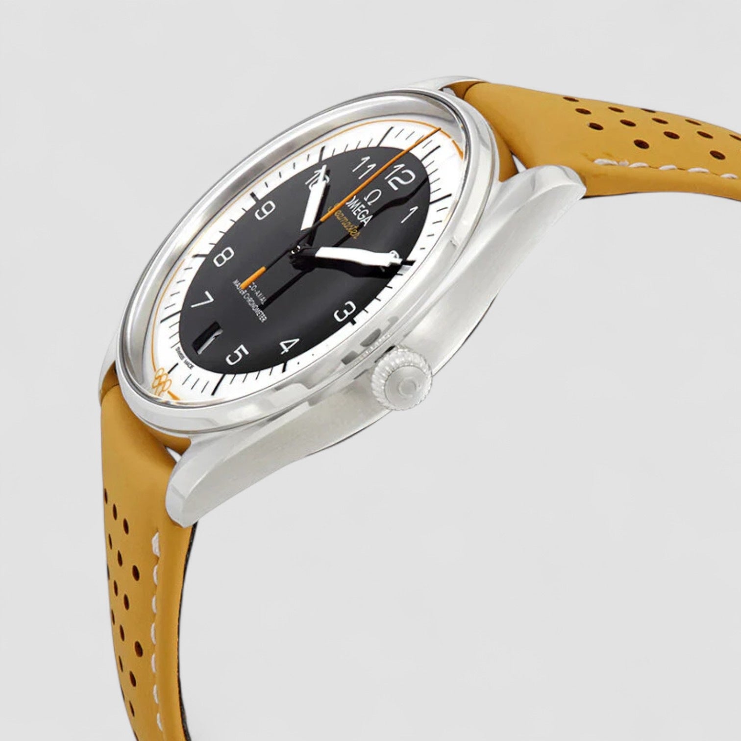 Seamaster Olympic Timekeeper Automatic Tan Leather Men's Limited Edition Watch