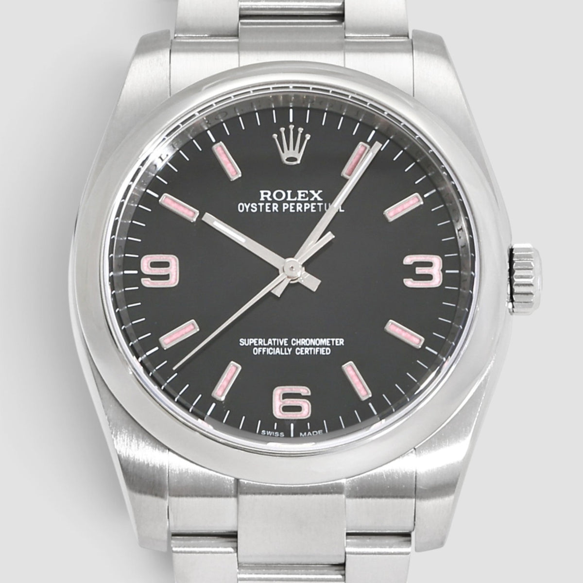 Oyster Perpetual 36 Black 3-6-9 Dial