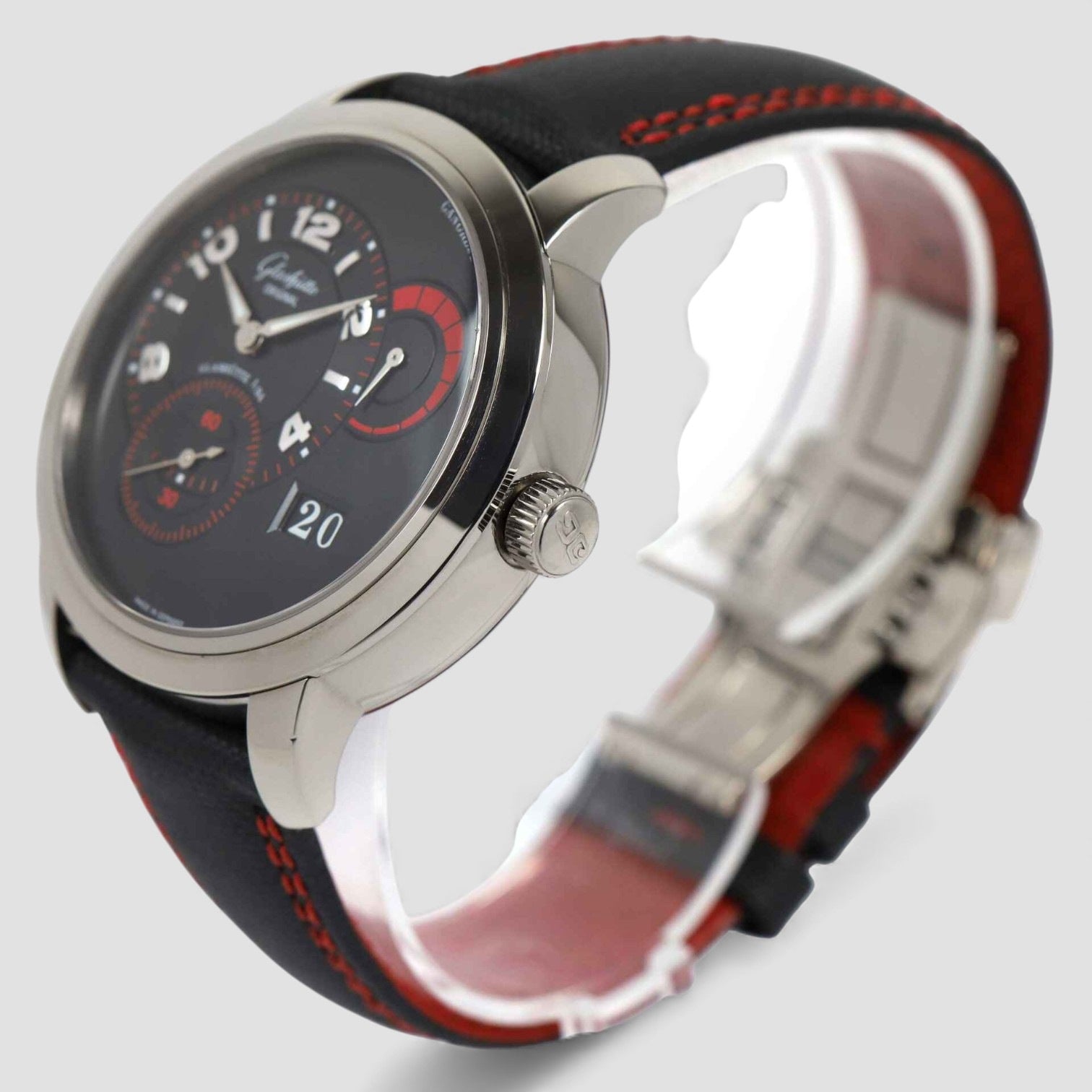 Panomatic Reserve XL 18K WG / Black Dial