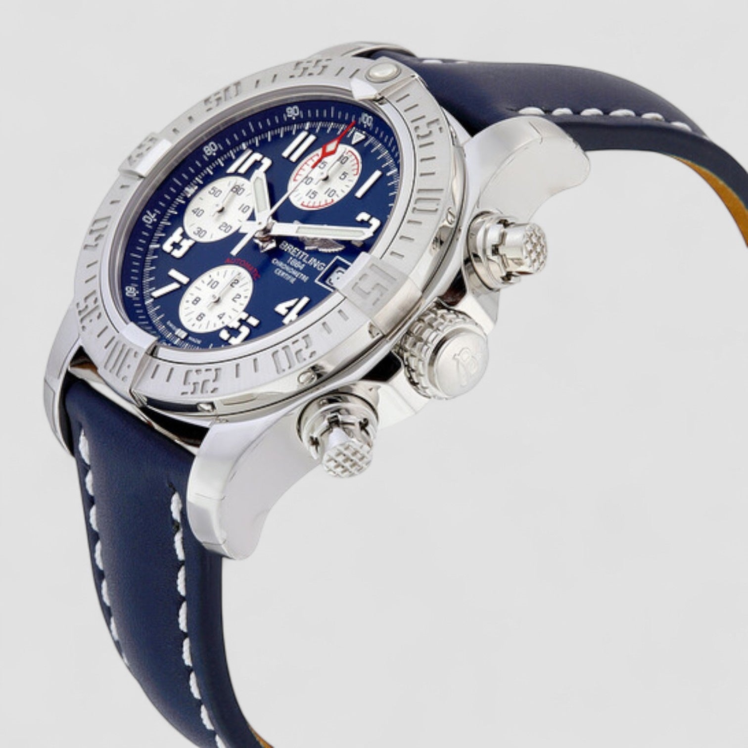 Avenger II Automatic Blue Dial Blue Leather Men's Watch