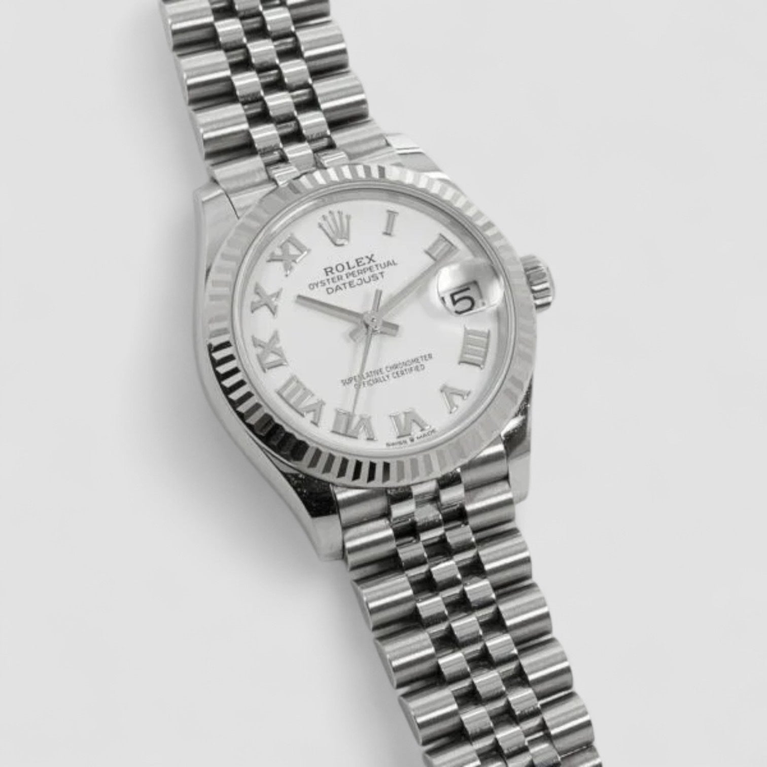 Datejust 31 White Roman Numeral Dial Women's Watch