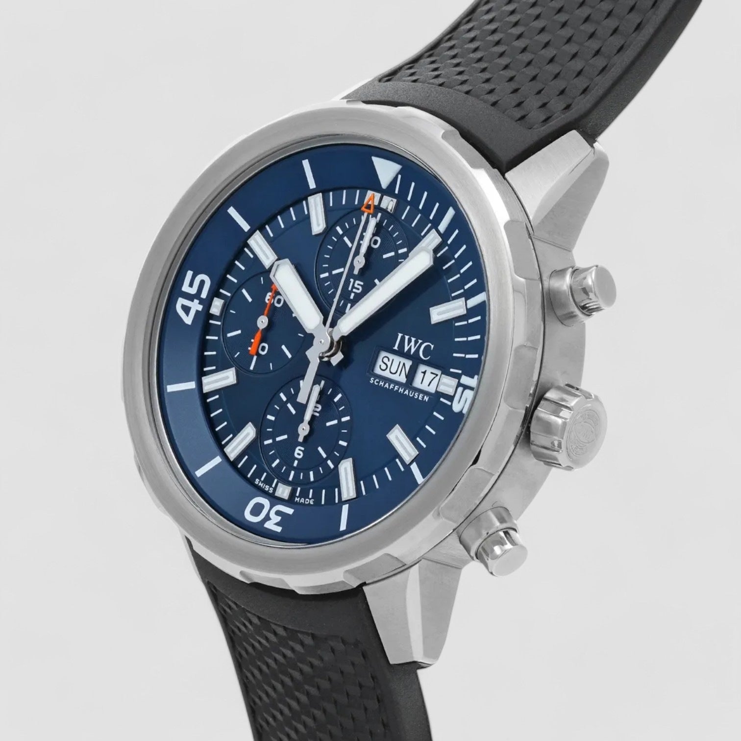 Aquatimer Chronograph SS / Rubber Blue Dial