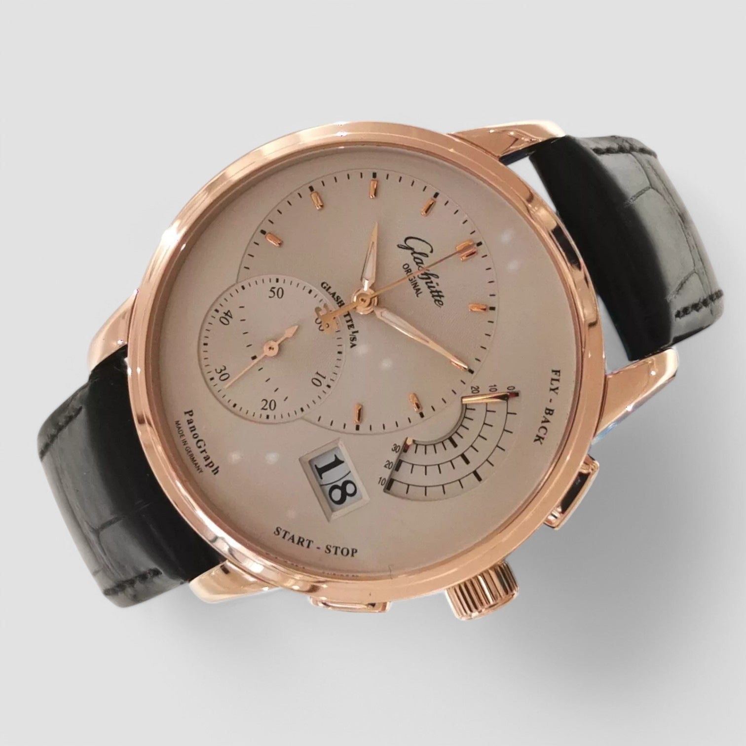 PanoGraph Rose Gold Mens Watch 40mm