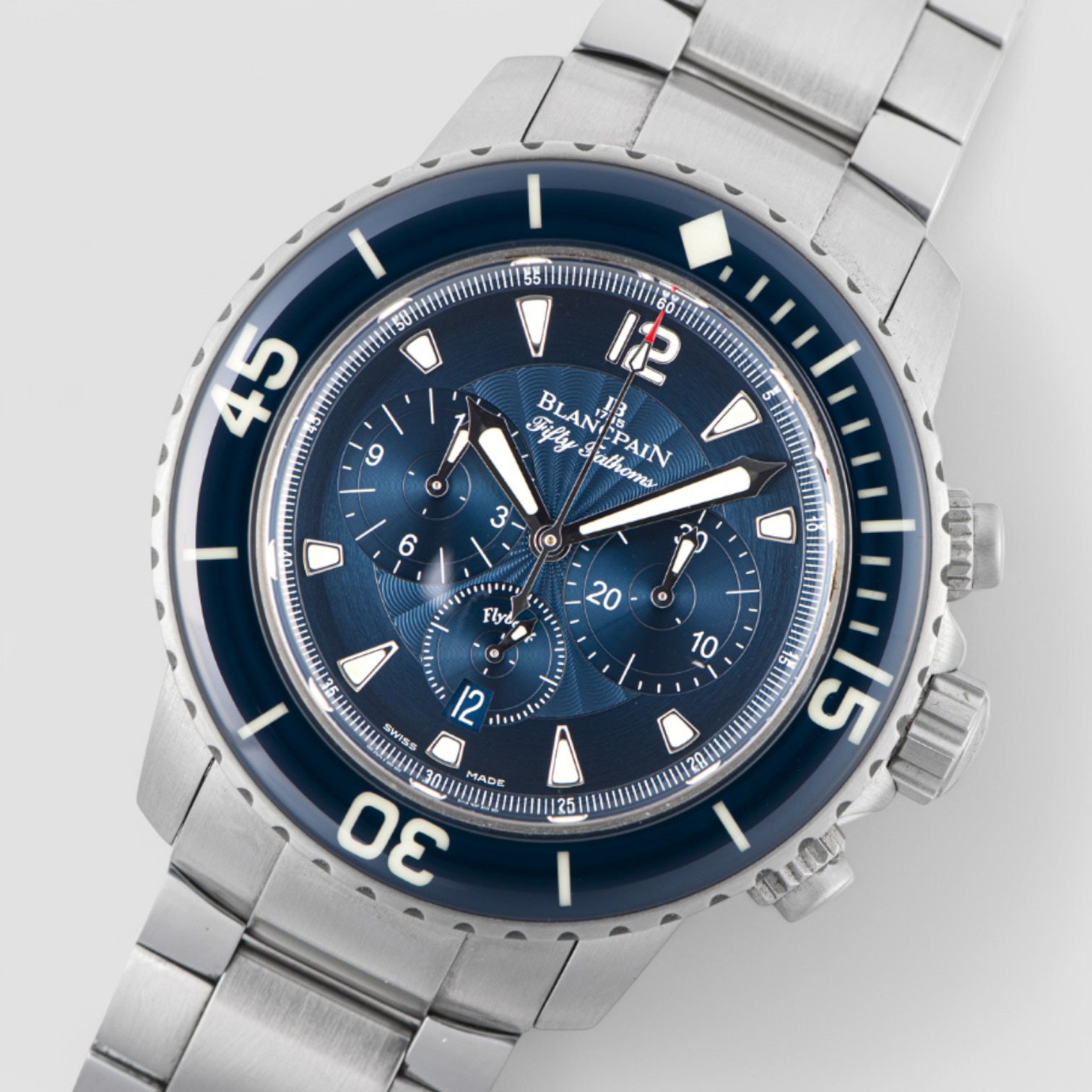 Fifty Fathoms Flyback Chronograph SS / SS Description