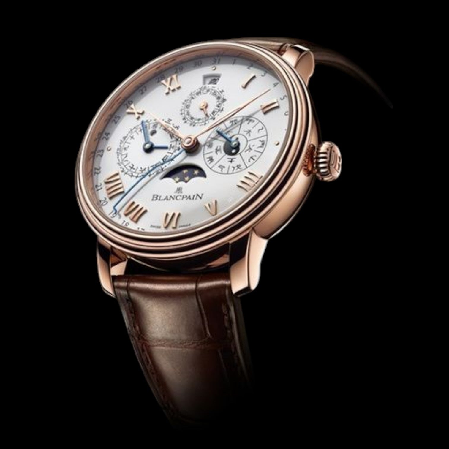 Villeret Complicated Calendrier Chinois Traditionnel 2018 Men's Watch