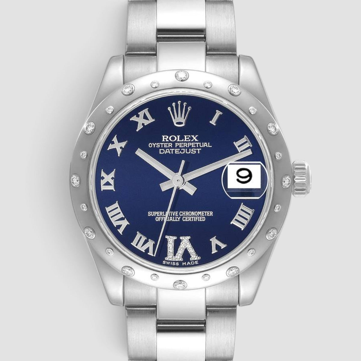 Datejust 31 Blue Diamond Dial Oyster