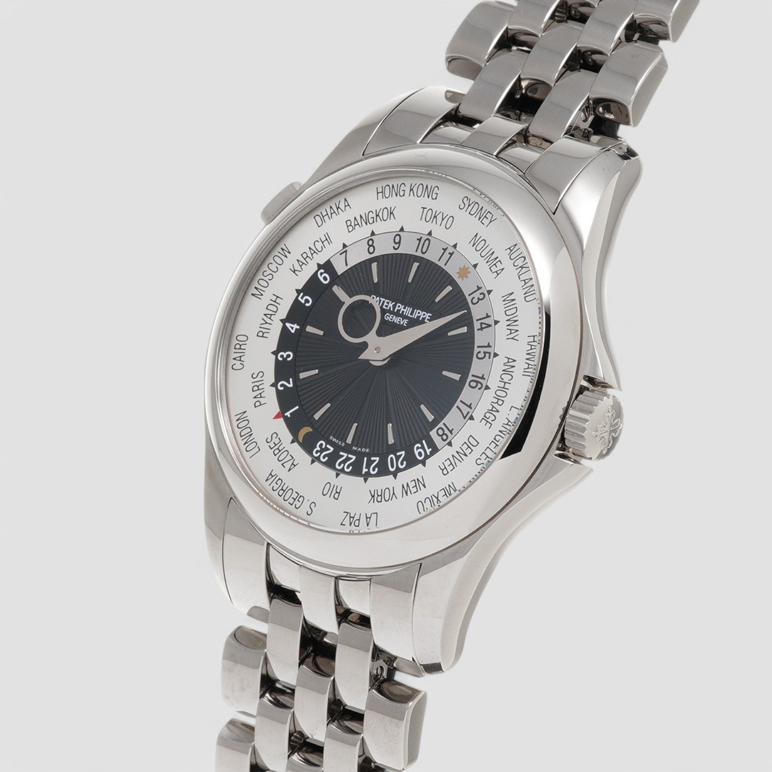 World Time 5130/1G 18K White Gold / 18K White Gold Bracelet
