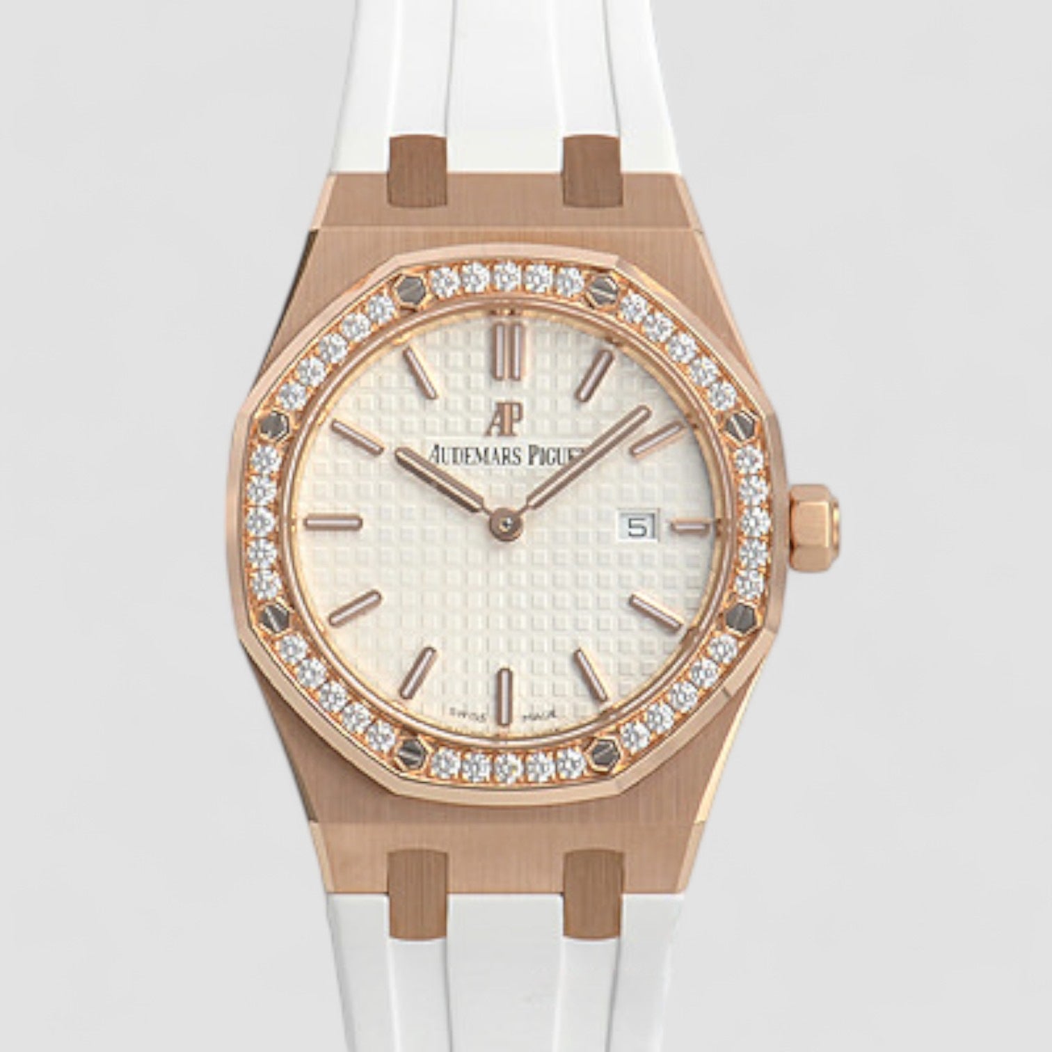 Royal Oak Ladies Quartz Rose Gold