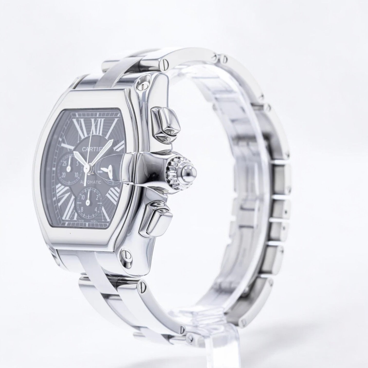 Roadster XL Chronograph 43mm Black Roman Dial