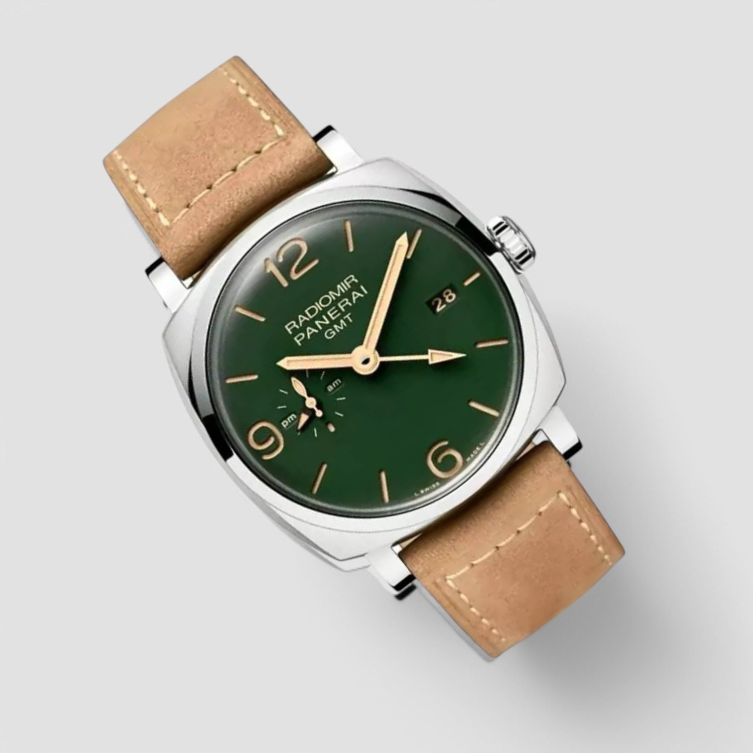 Radiomir GMT Military Green Dial Men's Watch