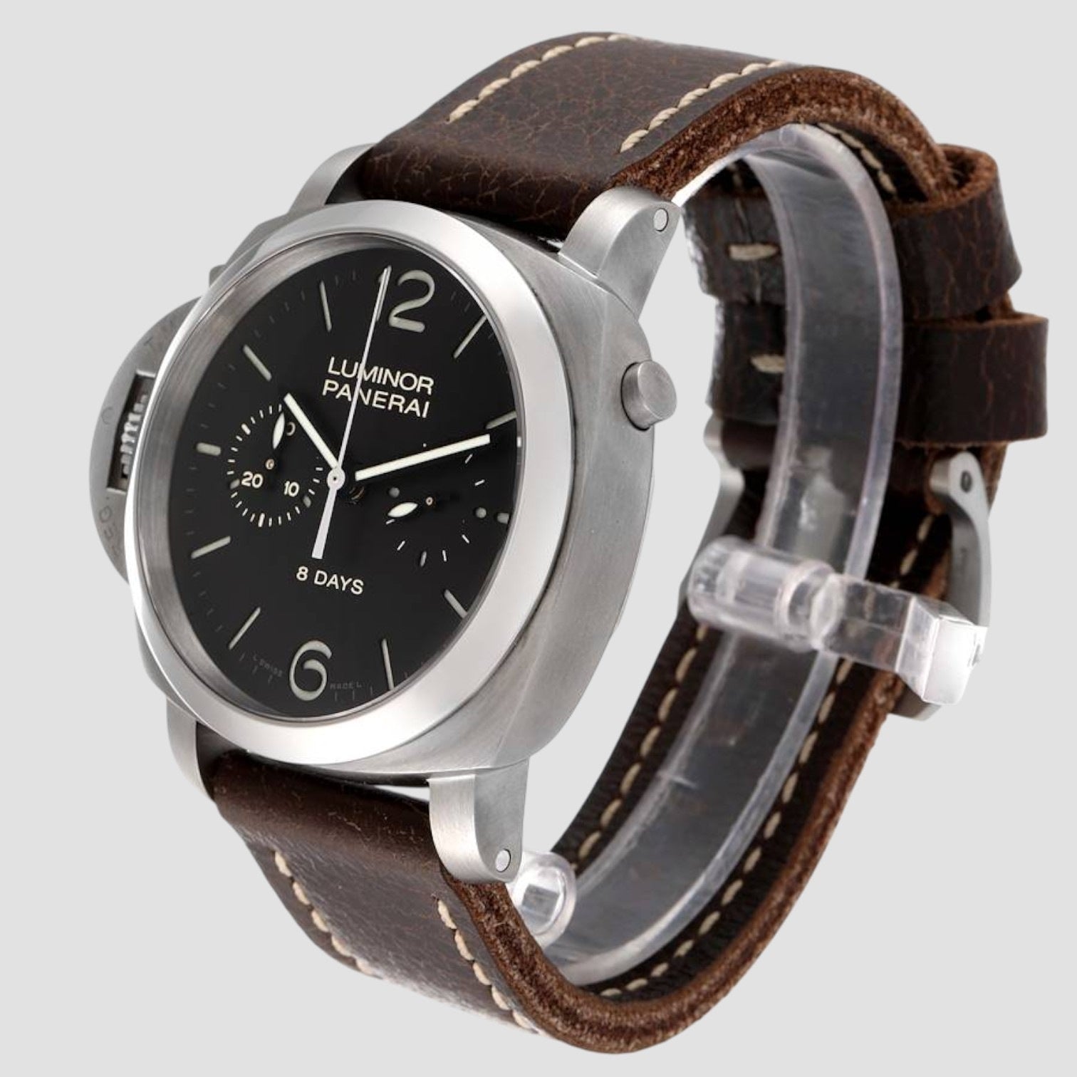 Luminor Monopulsante Left Handed Titanium Mens Watch