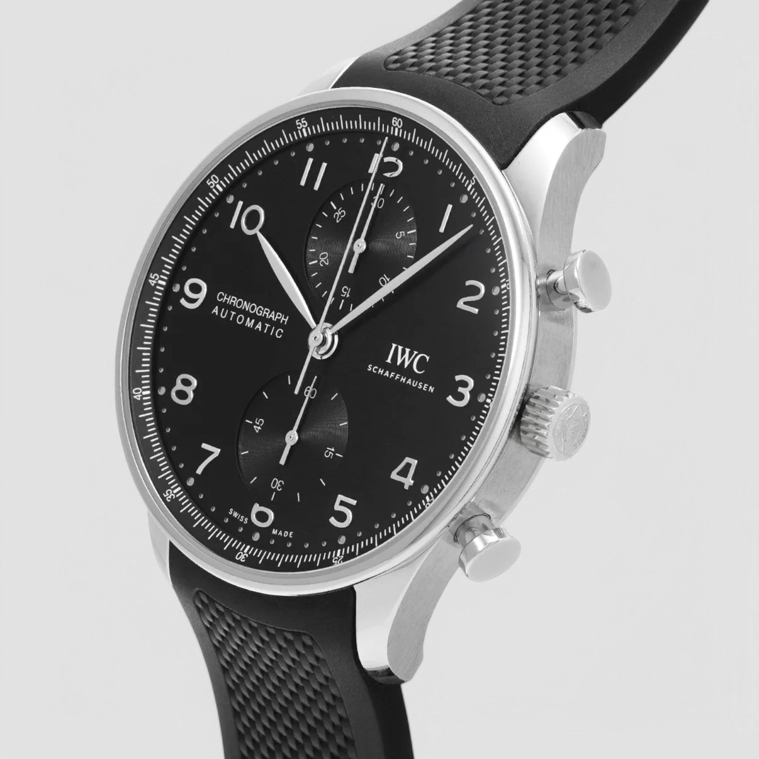 Portugieser Chronograph SS Black Dial