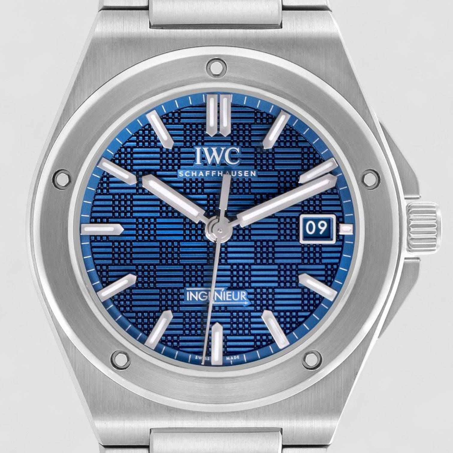 Ingenieur 40 Blue Dial Steel Mens Watch