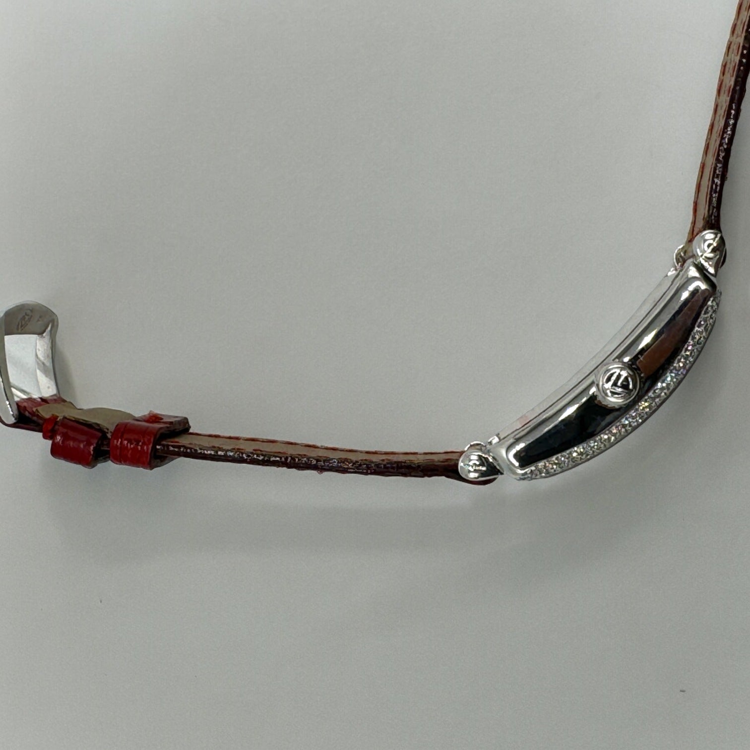 Long Island WHITE GOLD/LEATHER WITH DIAMONDS LONG ISLAND FRANCK MULLER