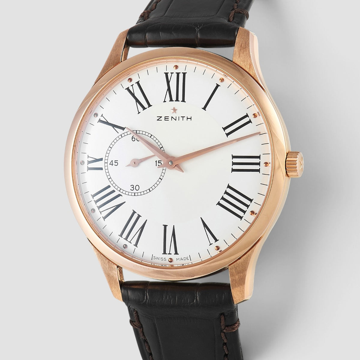 Elite Ultra Thin Small Seconds Rose Gold
