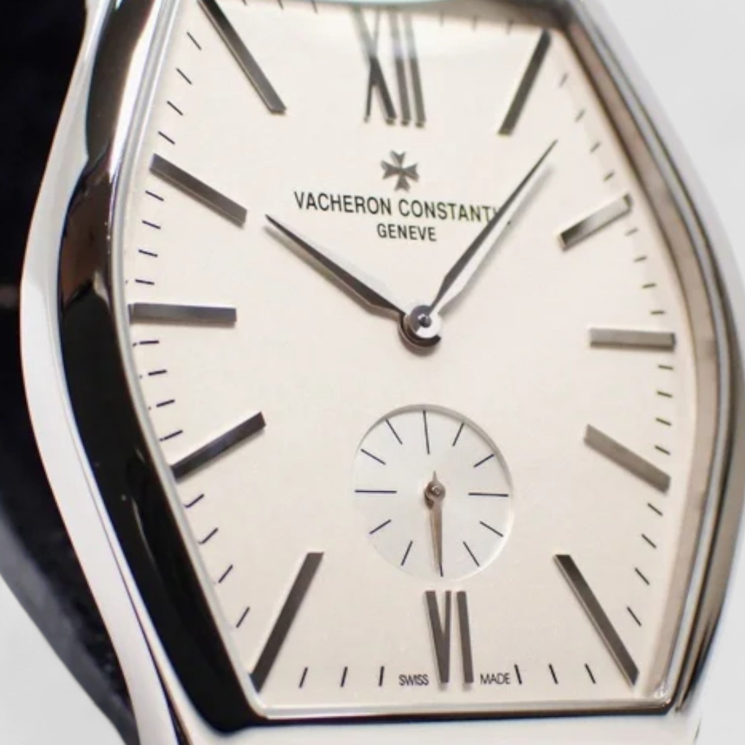 Malte Small Seconds Manual Silver Dial 18K White Gold