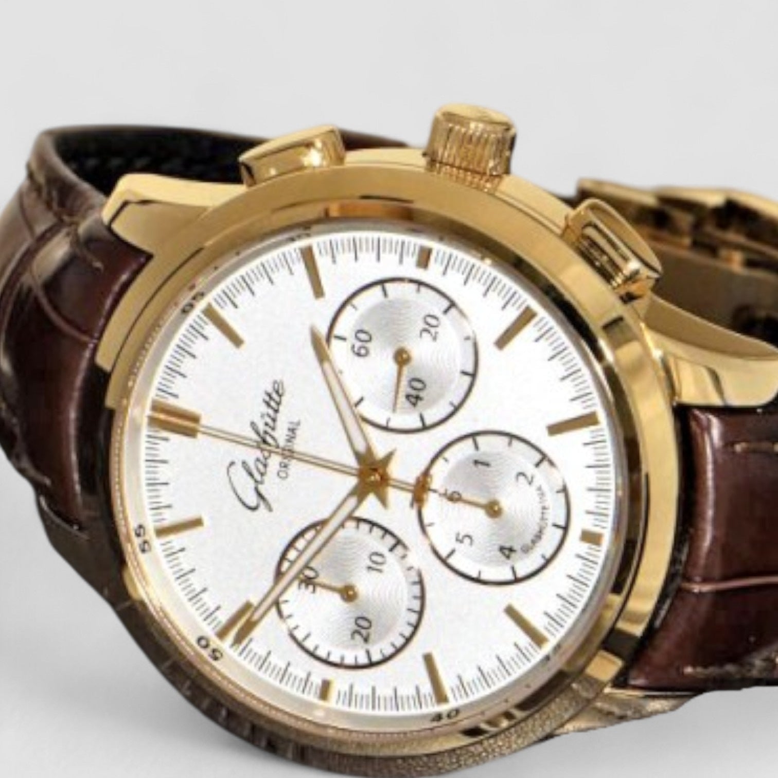 Senator Chronograph large 18K Rose Gold